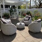 Marbella Grey Rope Woven Outdoor Sofa Set - Image 5