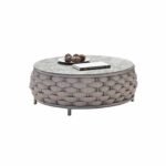 Marbella Grey Rope Woven Outdoor Sofa Set - Image 7