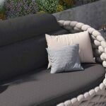Marbella Grey Rope Woven Outdoor Sofa Set - Image 4